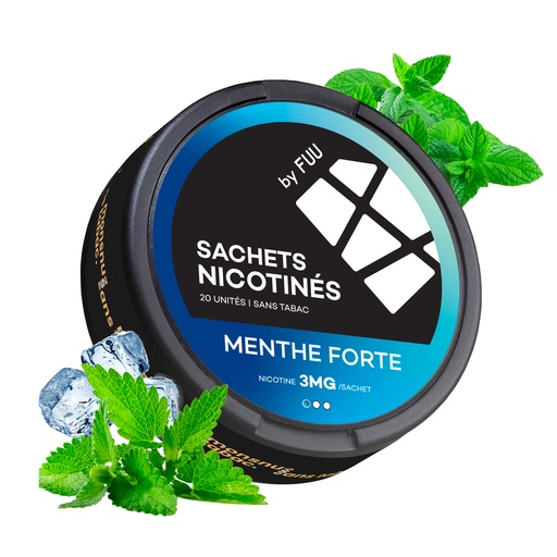 [SNMF3] Sachets Nicotinés Menthe Forte (3 mg/sachet)