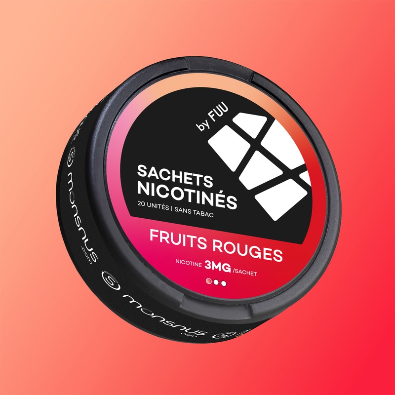 [SNFR] Fruits Rouges - Sachets Nicotinés